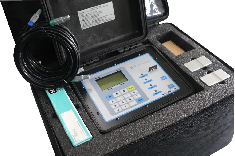 Battery-powered Digital Water Flow Meter Portable Ultrasonic Flow Meters