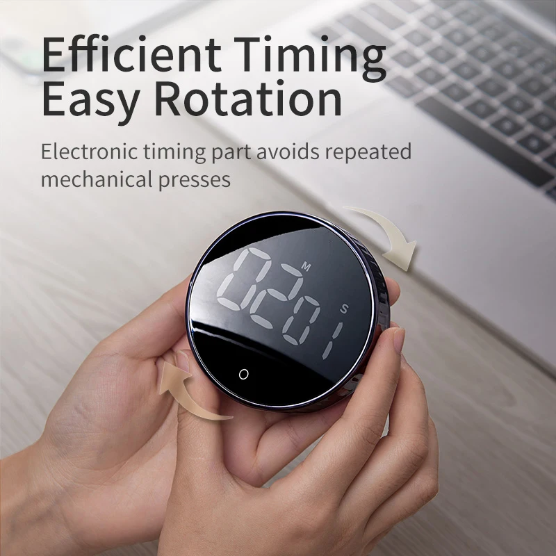 Magnetic Digital Timer Led Digital Kitchen Cooking Countdown With Alarm Timer Cooking Gadgets Shower Study LED Counter