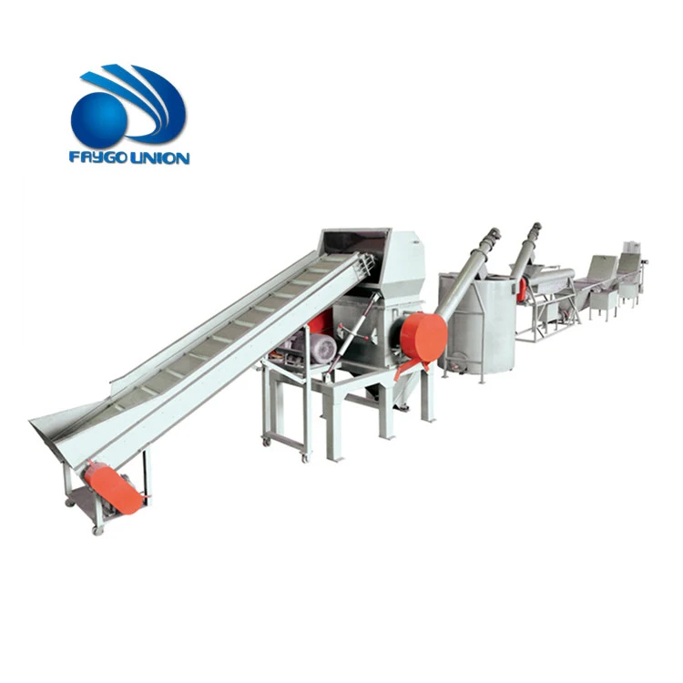 FAYGO UNION GROUP making bottle recycle machinery produce waste pet pp pe hdpe ldpe lldpe recycling machine plant