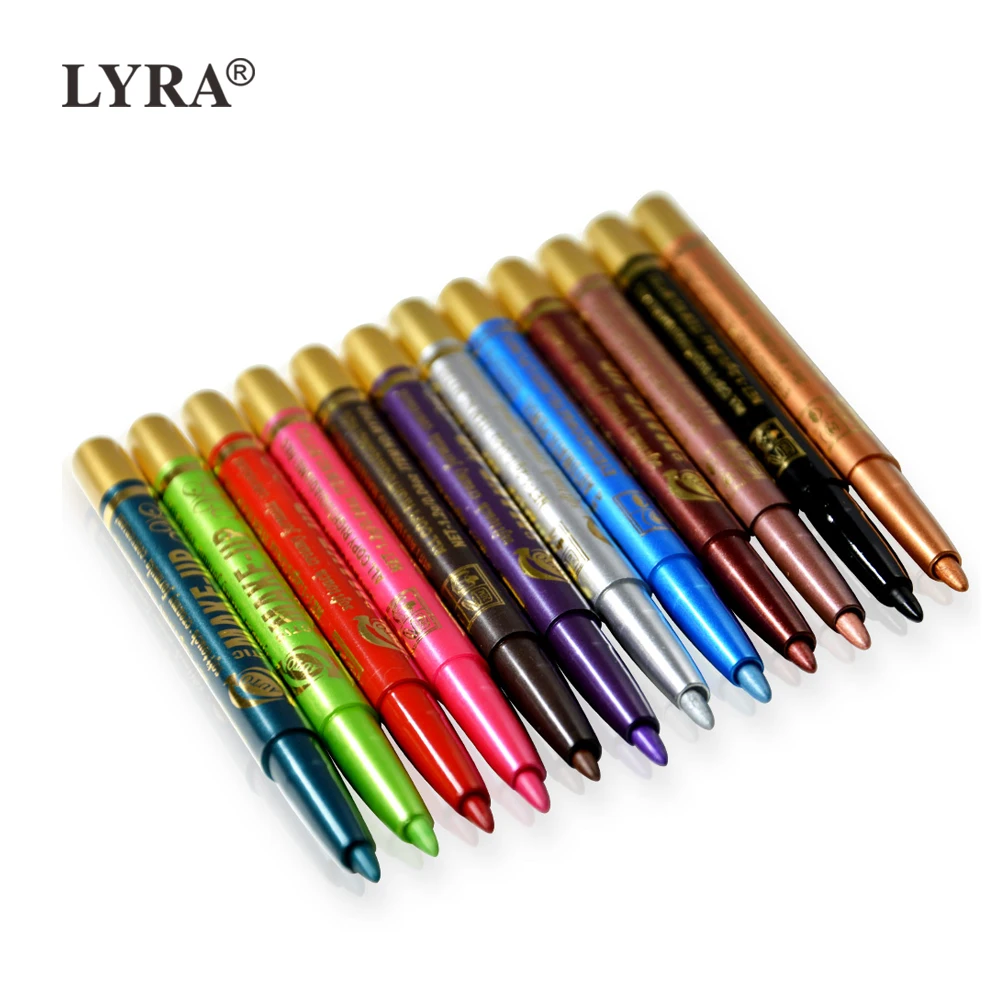 waterproof eyeliner,auto pencil of eyeliner,Long-lasting multi-color eyeliner MY702