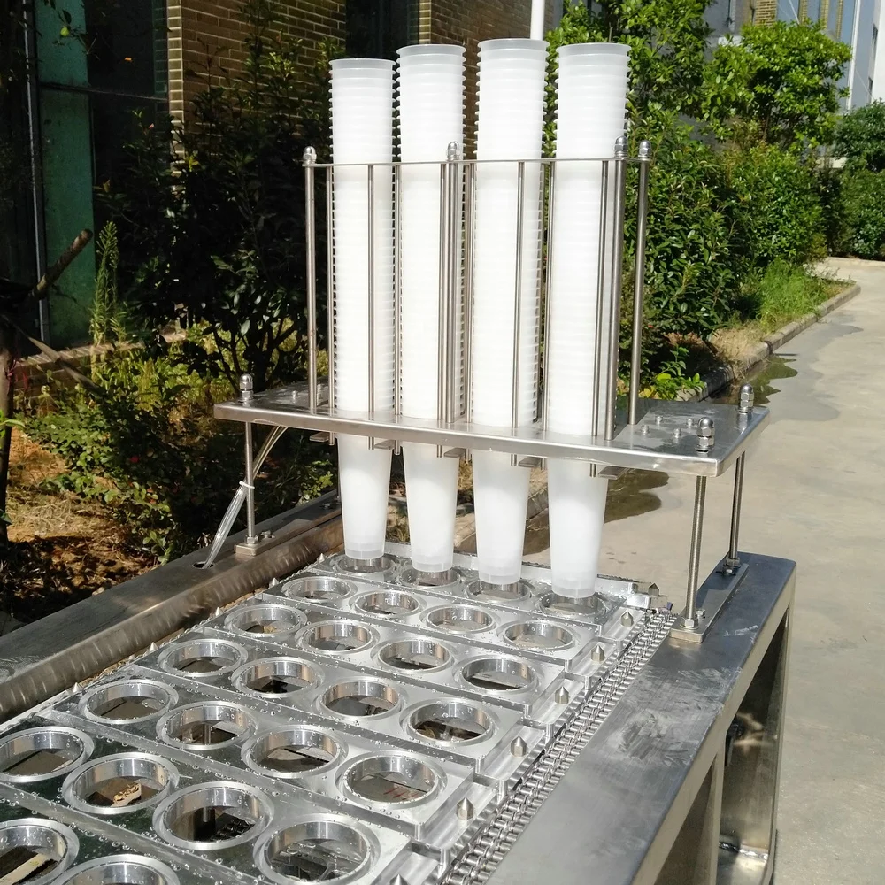 Automatic PP Cup Filling And Sealing Machine for Hummus Yogurt Fruit Juice Packing