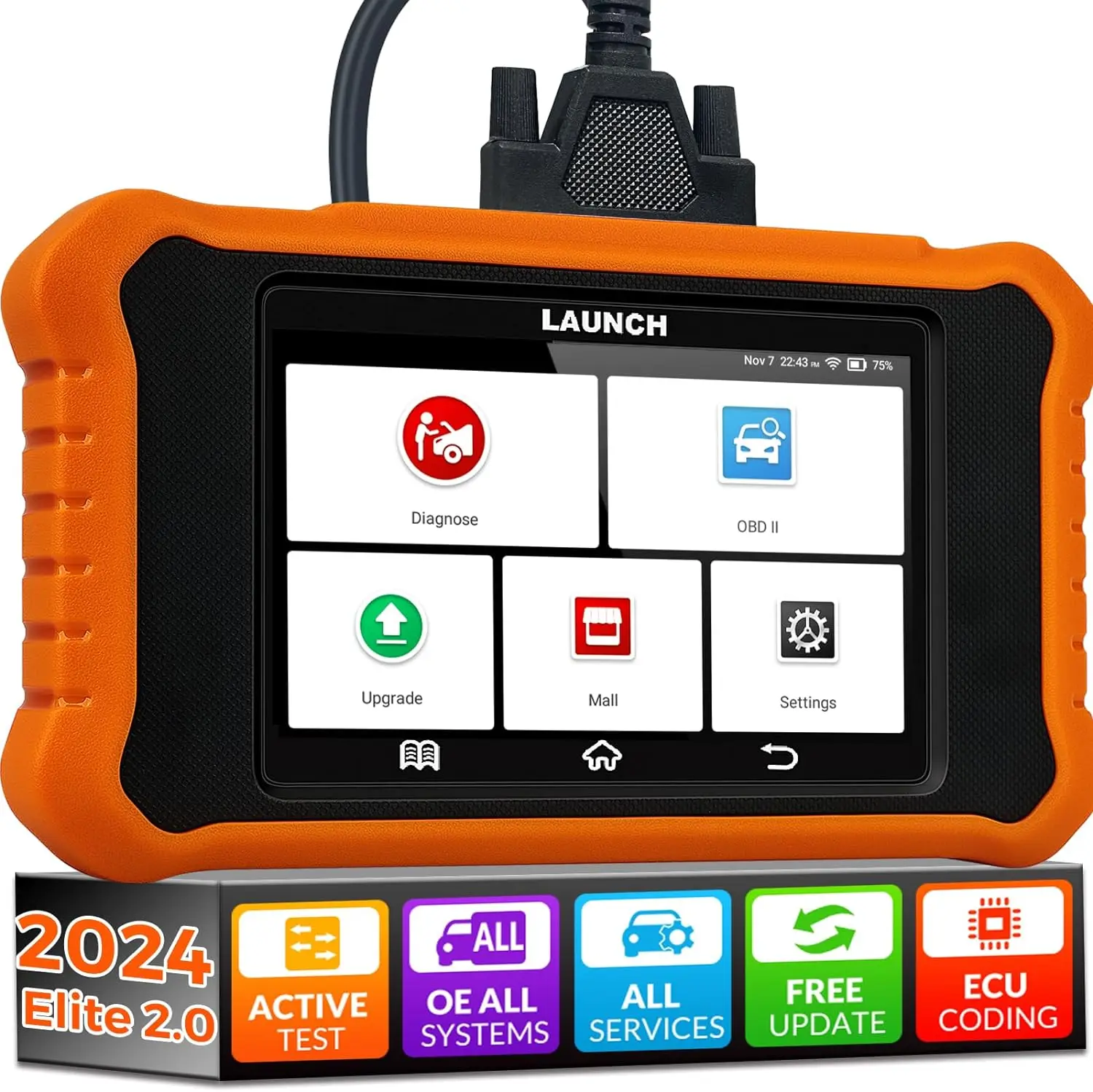 Launch Creader Elite 2.0 For BBA All System OBD2 Code Reader Auto Diagnostic Tool Free Update