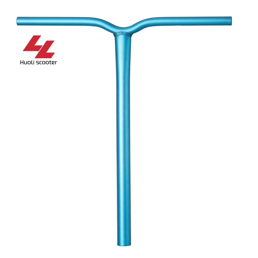 Aluminum  580*540mm OEM ODM Custom Logo Pro Stunt Kick Scooter Handlebar Blue Orange Yellow IHC Scooter Bar