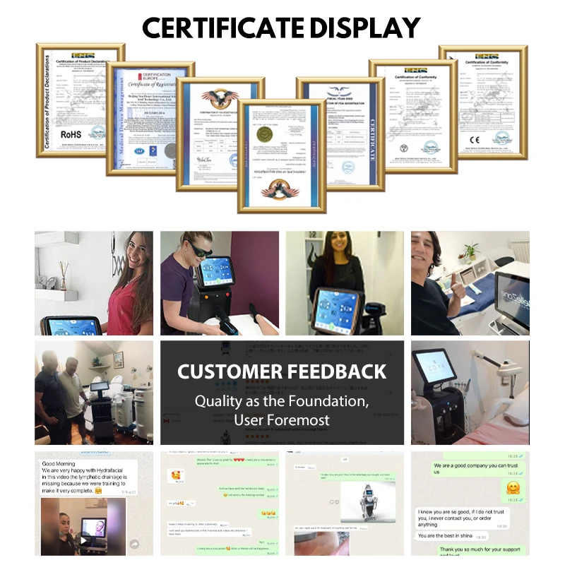 Professional Q-switch Diode Picosecond Laser Machine with 4 Wavelength for Tattoo Removal Machine for Salon