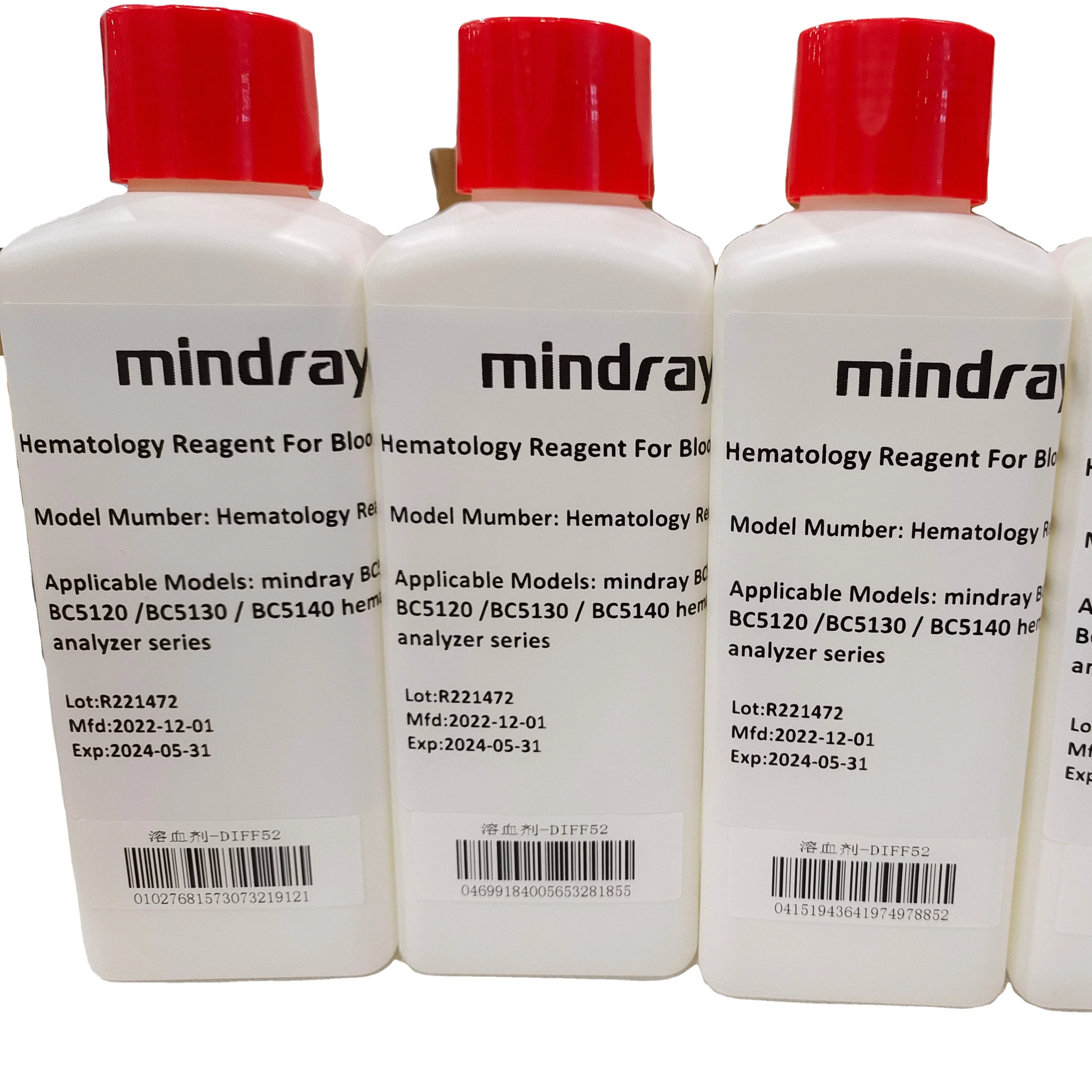Compatible Mindray Hematology Reagent BC52 Lyse  Diluent Blood Test Solution 5-diff Hematology Analyzer