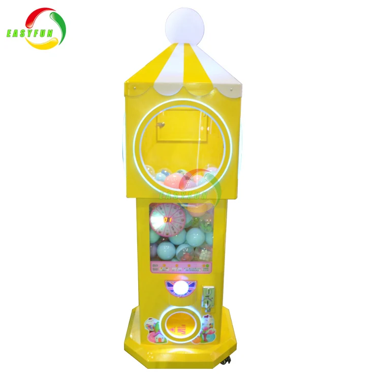 Coin Operated Arcade Game Machine Capsule Toy Gashapon Bounce Ball Vending Machine