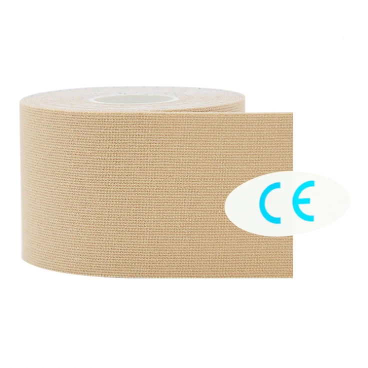 Высококачественная низкая индивидуальная moq дышащая хлопковая спортивная лента для мышц медицинская кинезиологическая лента для болеутоляющих мышц