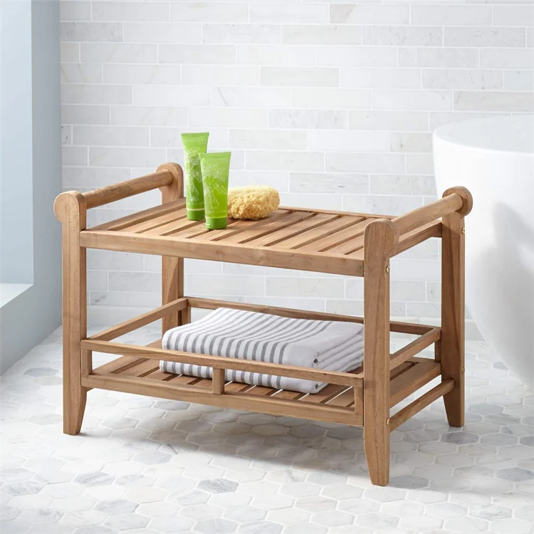 amboo shower bench seat