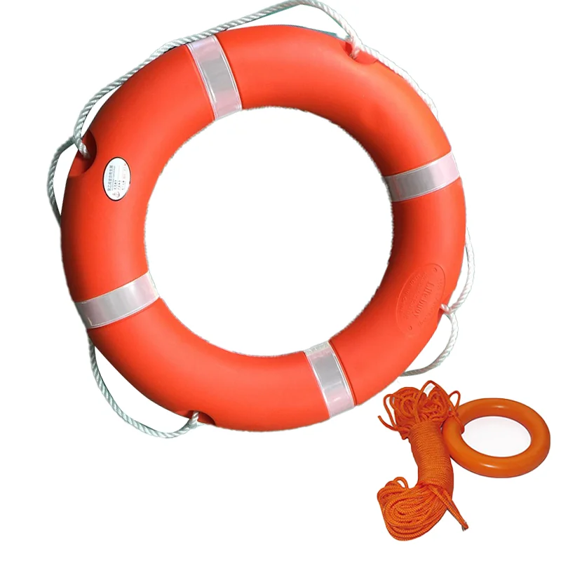 2.5/4.3kg Life Ring Buoy SOLAS Marine Safety Products with Life-buoy Rescue Line