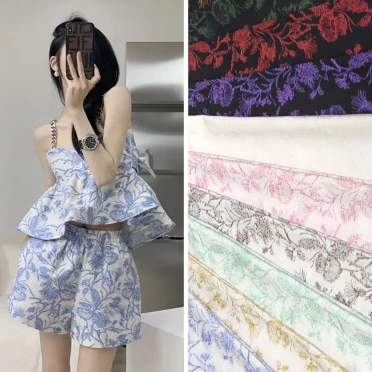 219gsm Autumn Custom Color Made Rayon Brocade Jacquard Cloth Sewing Fabric