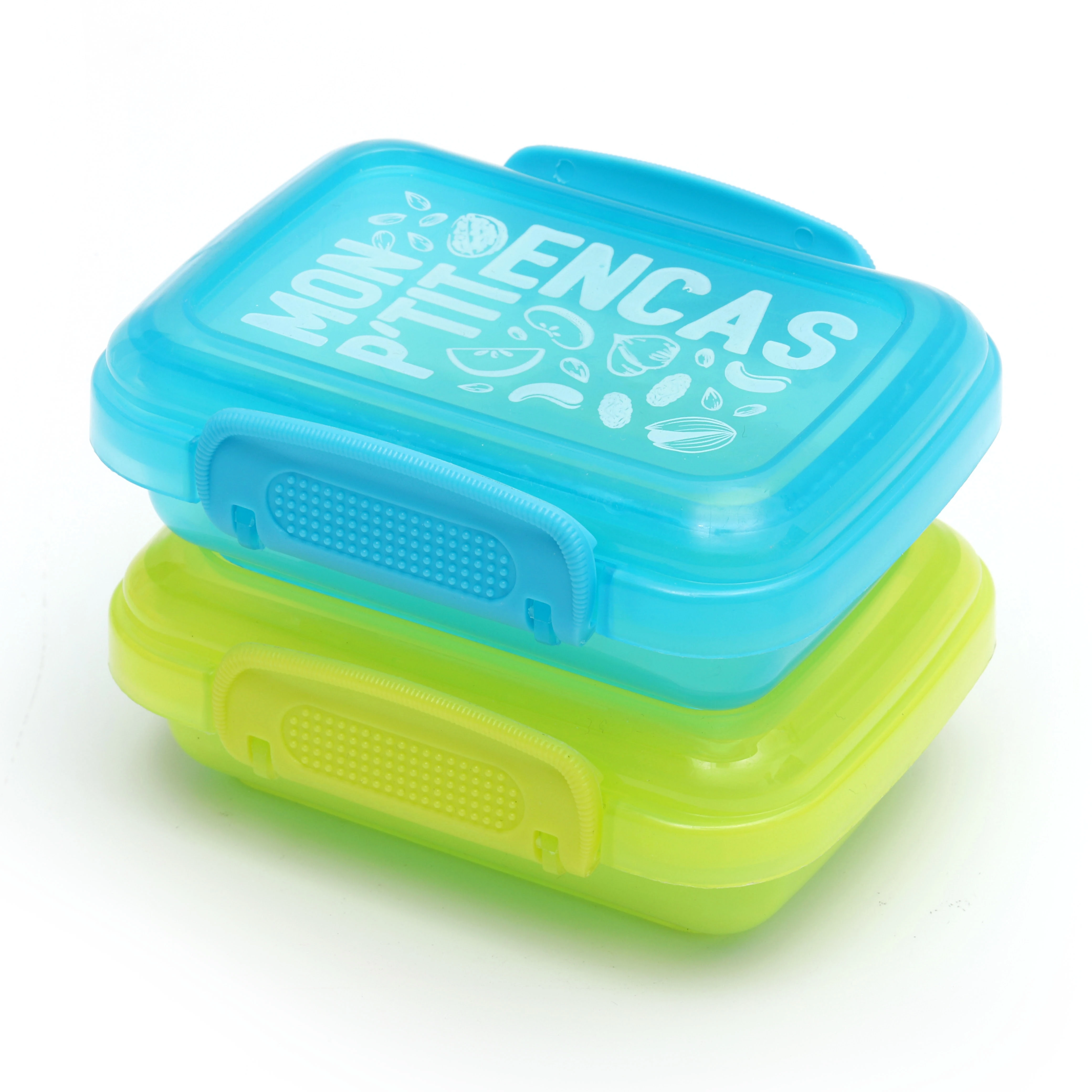 
Small Plastic Snack Containers Boxes w/Lock Top Lids For Kids Lunches Snacks Camping Hiking 