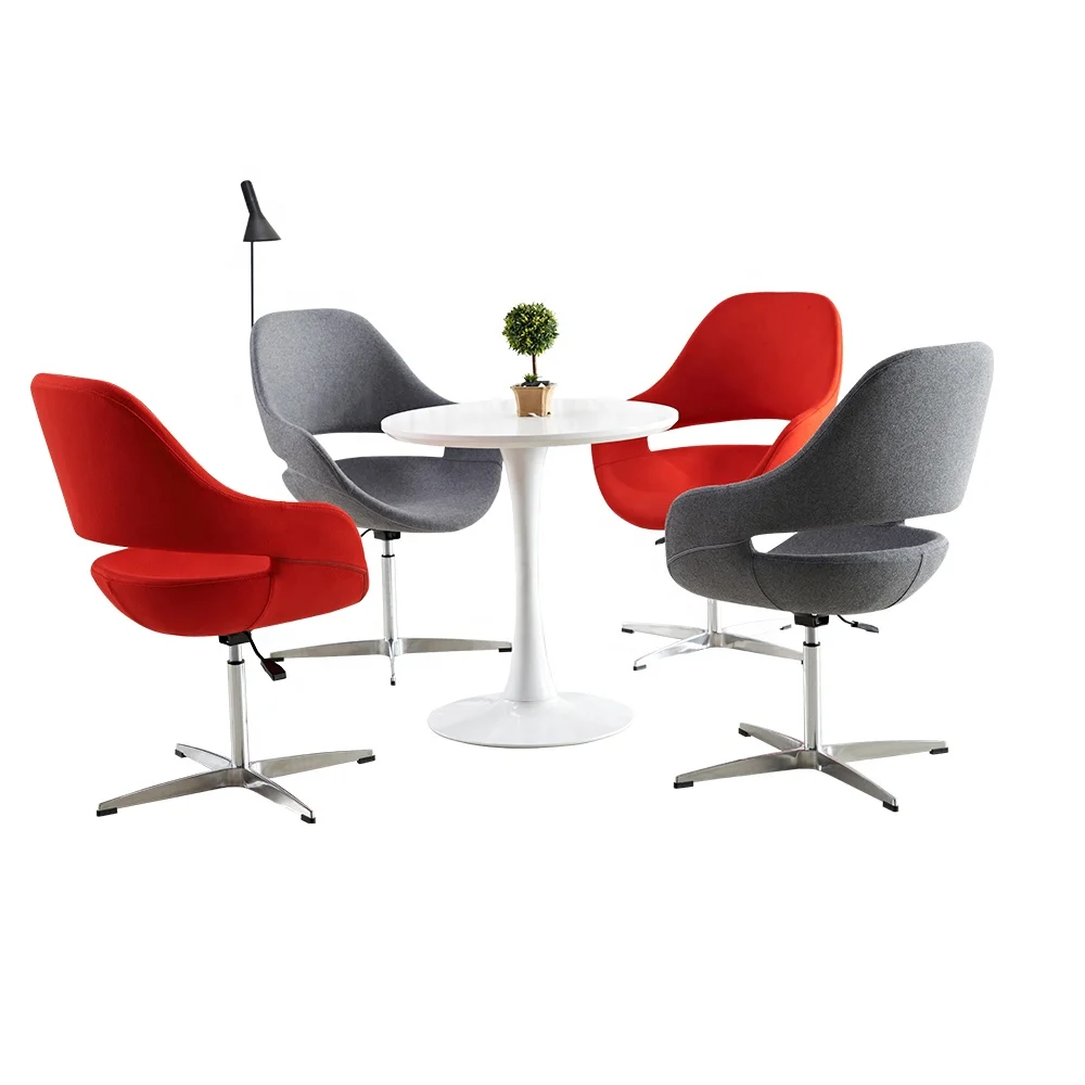 Commercial Modern Furniture Resting Room Adjustable Negotiate Desk Swivel Fabric