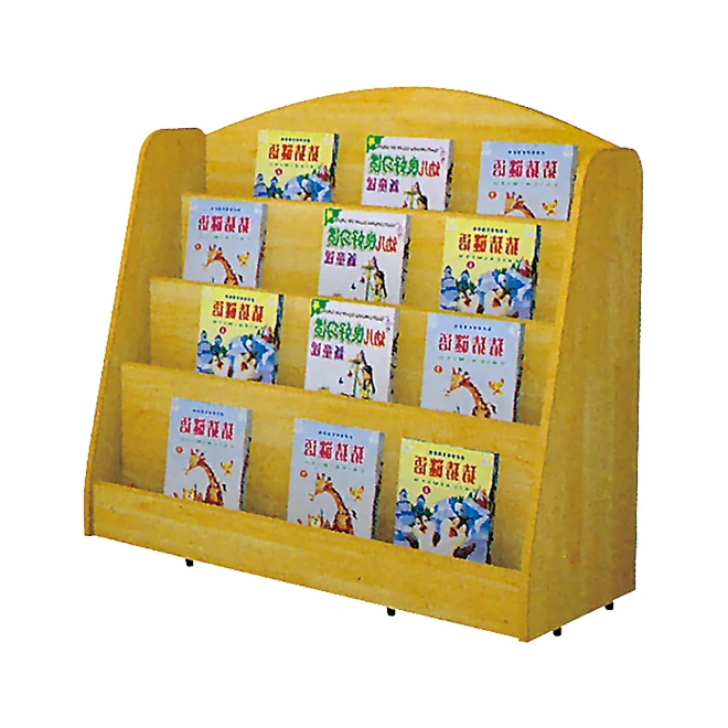 high quality Kindergarten furniture kids Bookshelf toy storage wooden Children cabinet