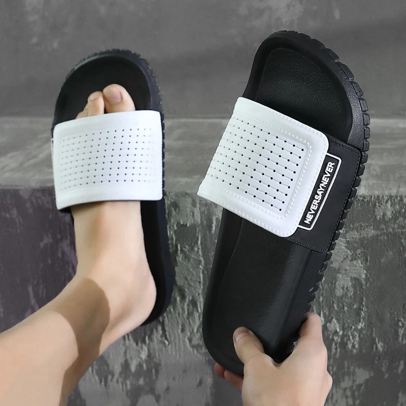 High Quality Male Breathable Sport Eva Slides Slipper Summer Home Outdoor Beach Non-Slip plastic Slippers For Men