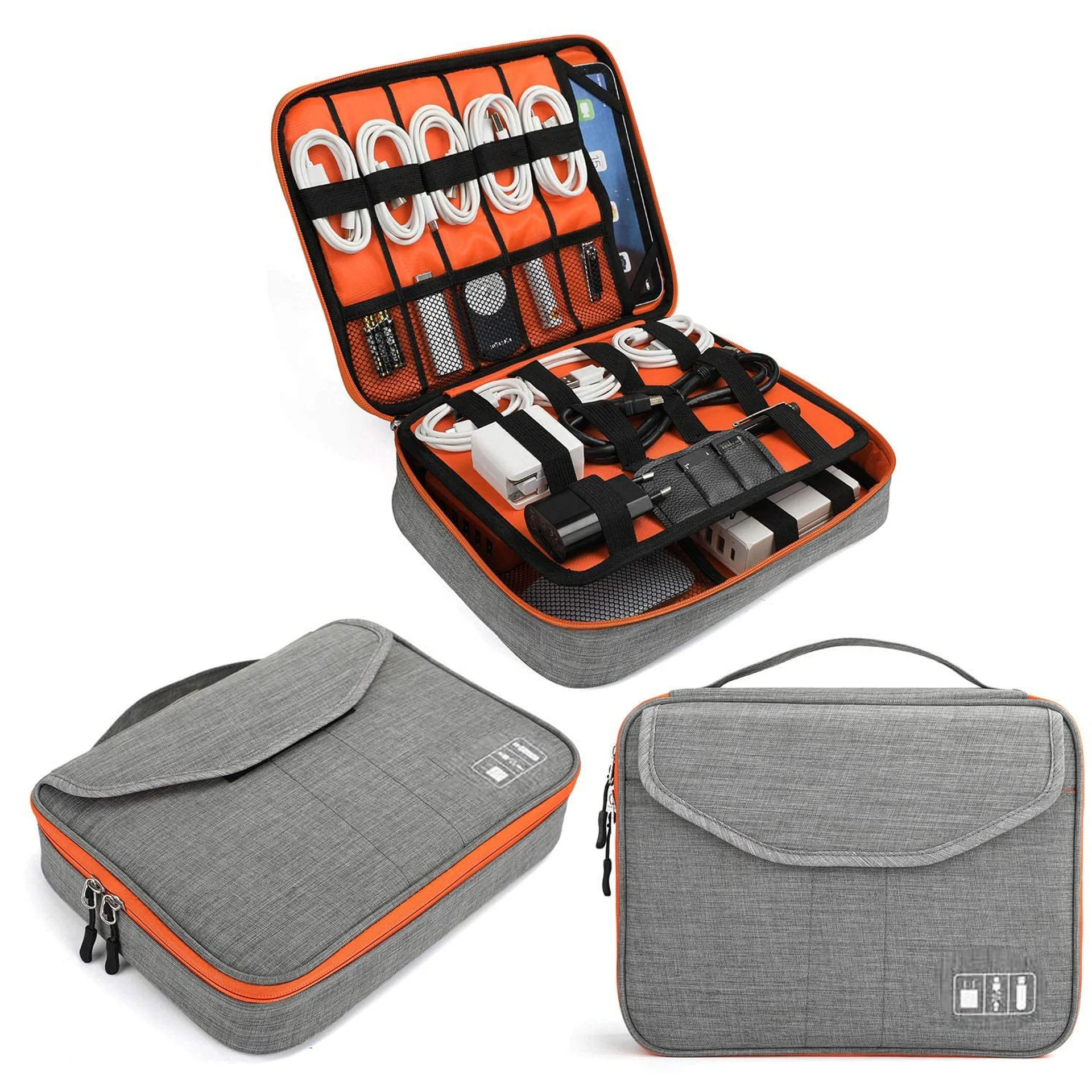 New Travel Organizer With USB Cable Digital Gear Gadget Storage Case Bag Electronic Accessories Cable Organizer Bag