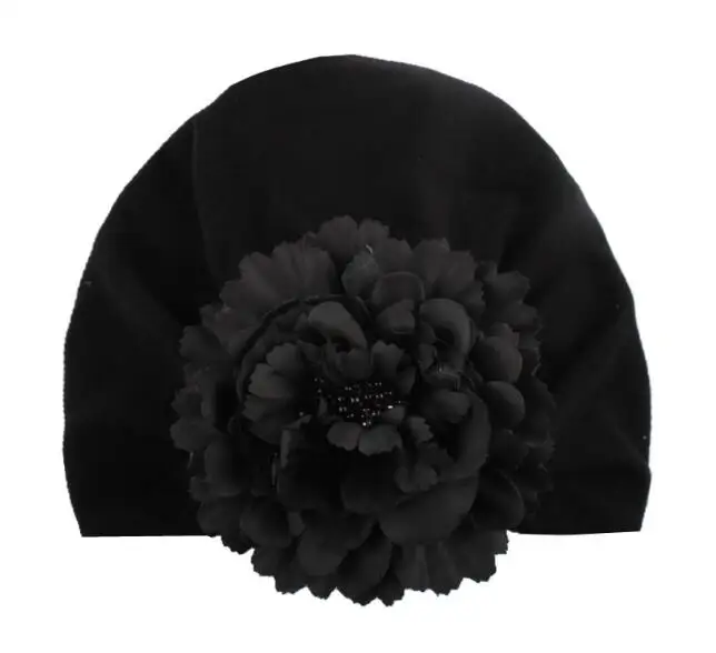 Baby Flower Hat Newborn Infant Fashion Princess Soft Cotton Cap Hair Accessories Child Kids Beanie Hot Sale Hats