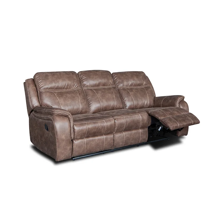 On sales new model furniture luxury recliner sofa 3 seater