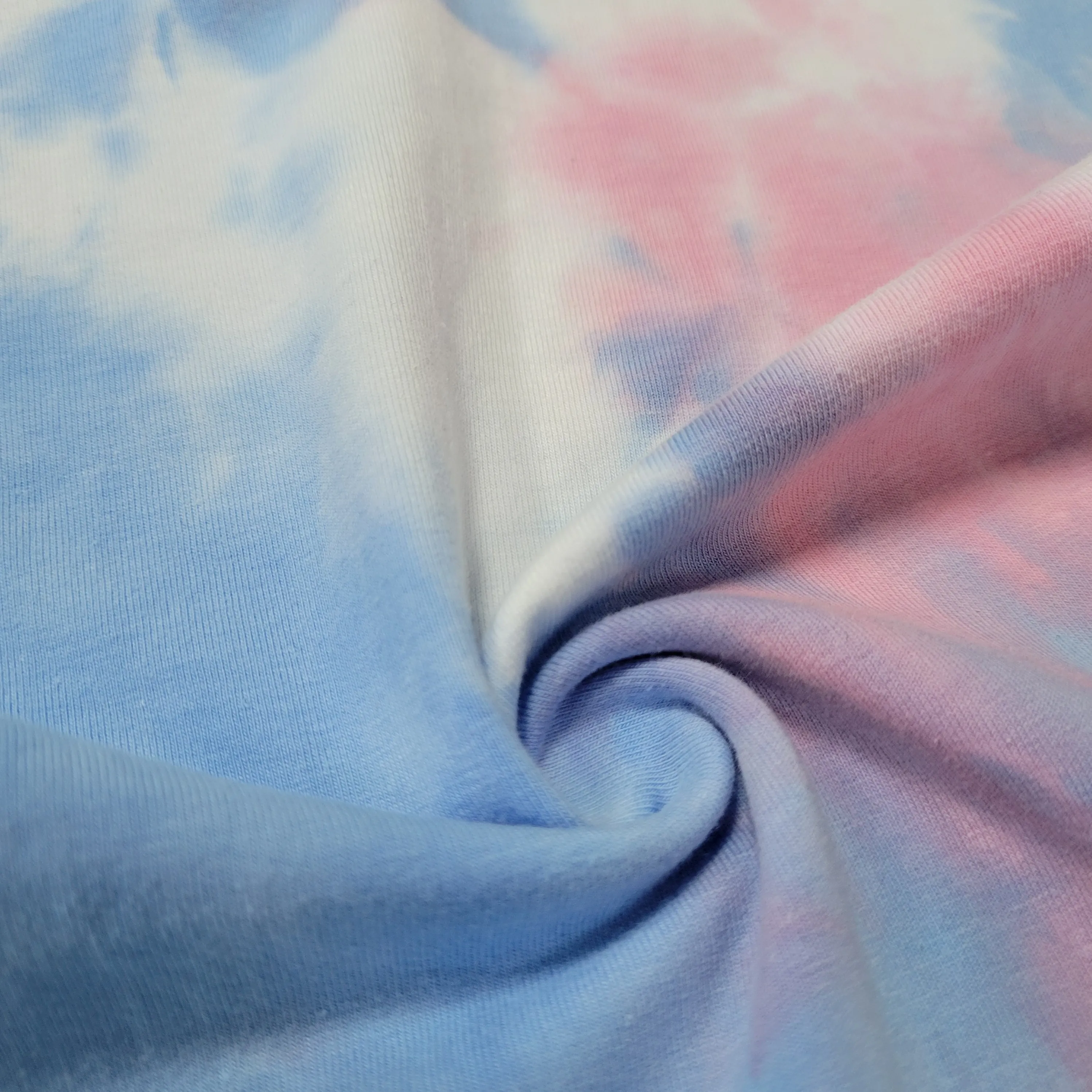 Classic best-selling plus size t-shirts fabric and tie-dyed Cotton spandex soccer jersey