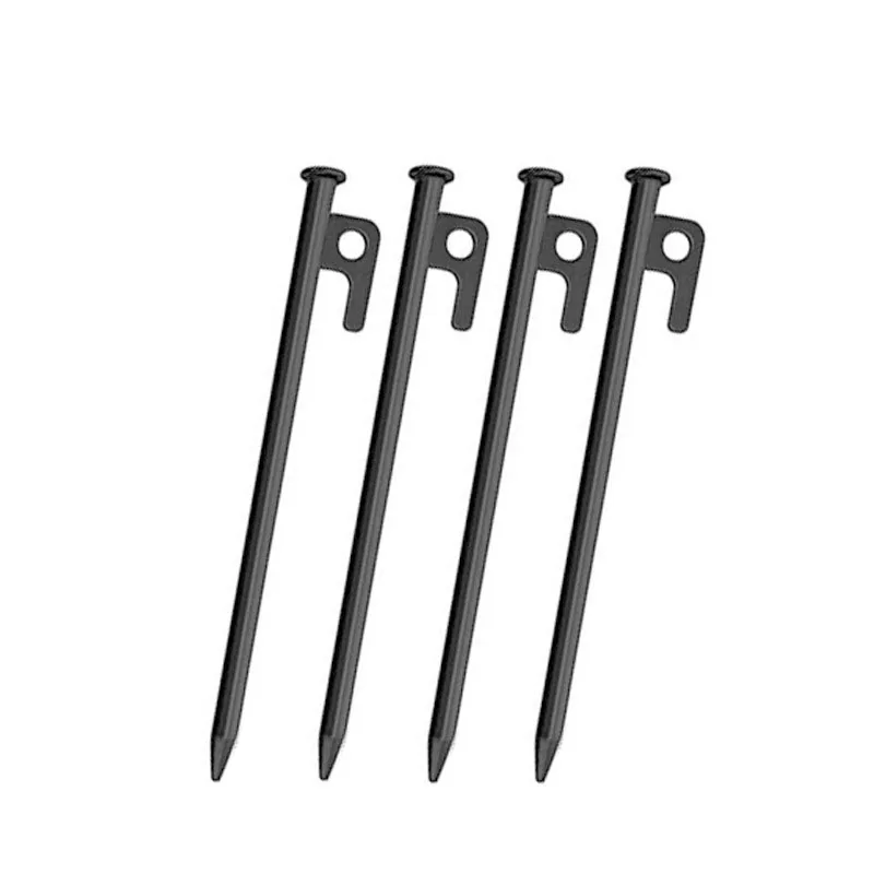 Outdoor multifunctional bold tent ground nail cast steel ground nail canopy beach reinforcement camping nail camp 20cm new