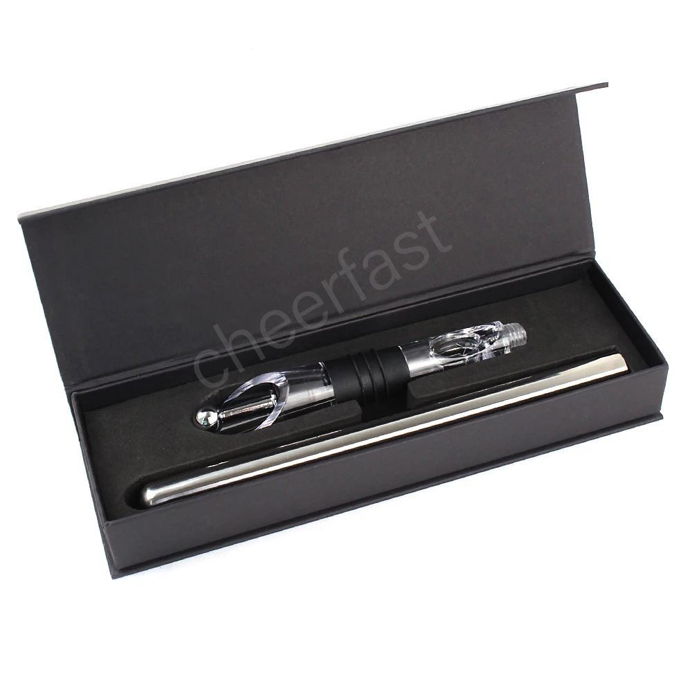 New Arrivals  Red Wine Bottle Cooler Wine Chiller Stick Set And 3-in-1 Stainless Steel Wine Bottle Chilling Stick set