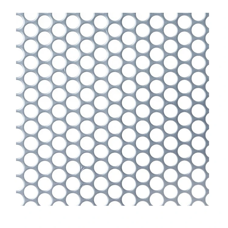 factory customized  hexagonal perforated metal mesh  304 316 perforated metal wire mesh