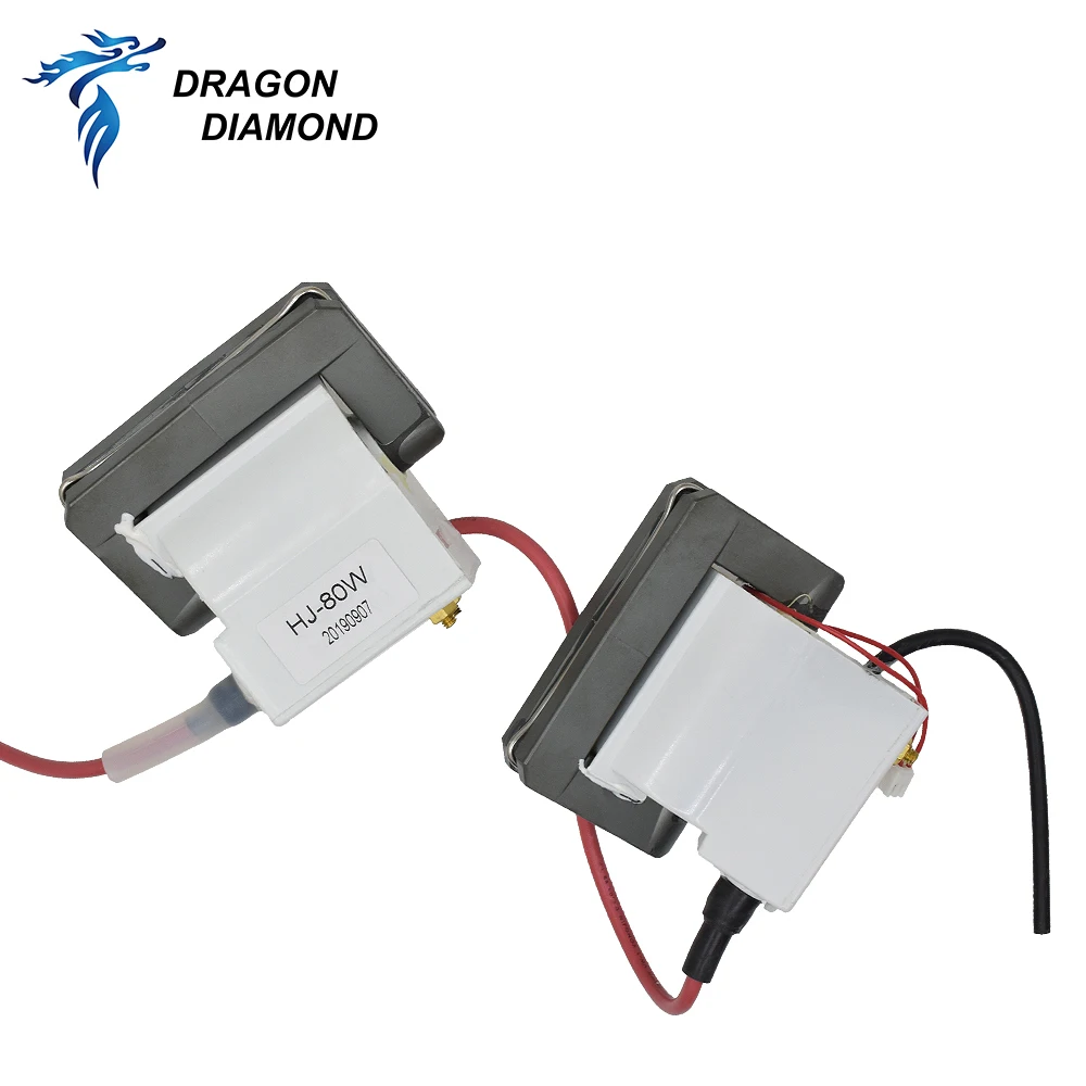 80W High Voltage Flyback Transformer Laser Engraver  for Co2 Laser Power Supply