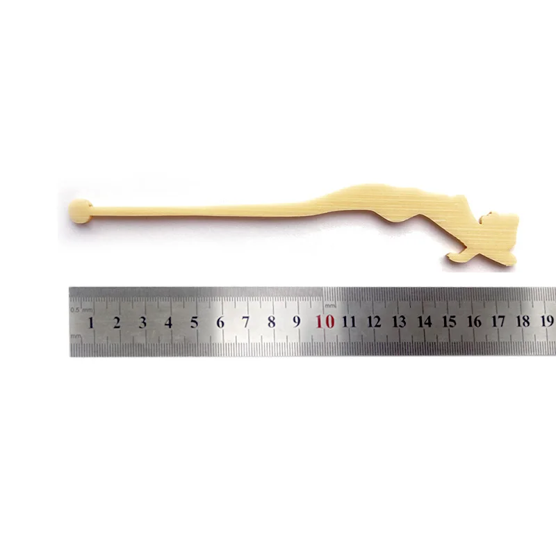 Long Bamboo Coffee Stirrers Cocktail OEM ECO Biodegradable Bamboo Bar Stirrer