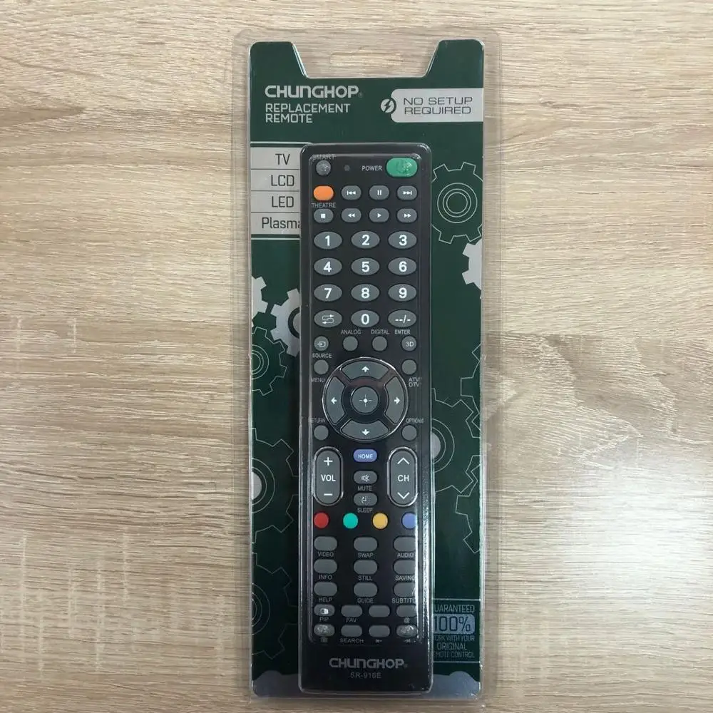  Chunghop LR-905E с увеличенной кнопкой для LCD/LED/HD TV замена пульта дистанционного управления LG
