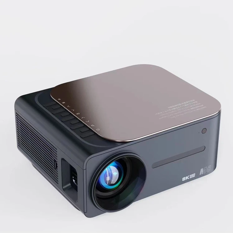 Мини-проектор M8 Full HD 1080p 4K Smart Android 9 0 Wifi BT проектор для мобильного телефона домашний кинотеатр мини портативные