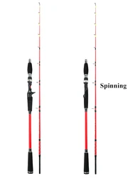 2 Sections Slow Jigging Fishing Rods 1.5M 1.68M 1.8M Carbon Fiber Sea Bass Fishing Rod