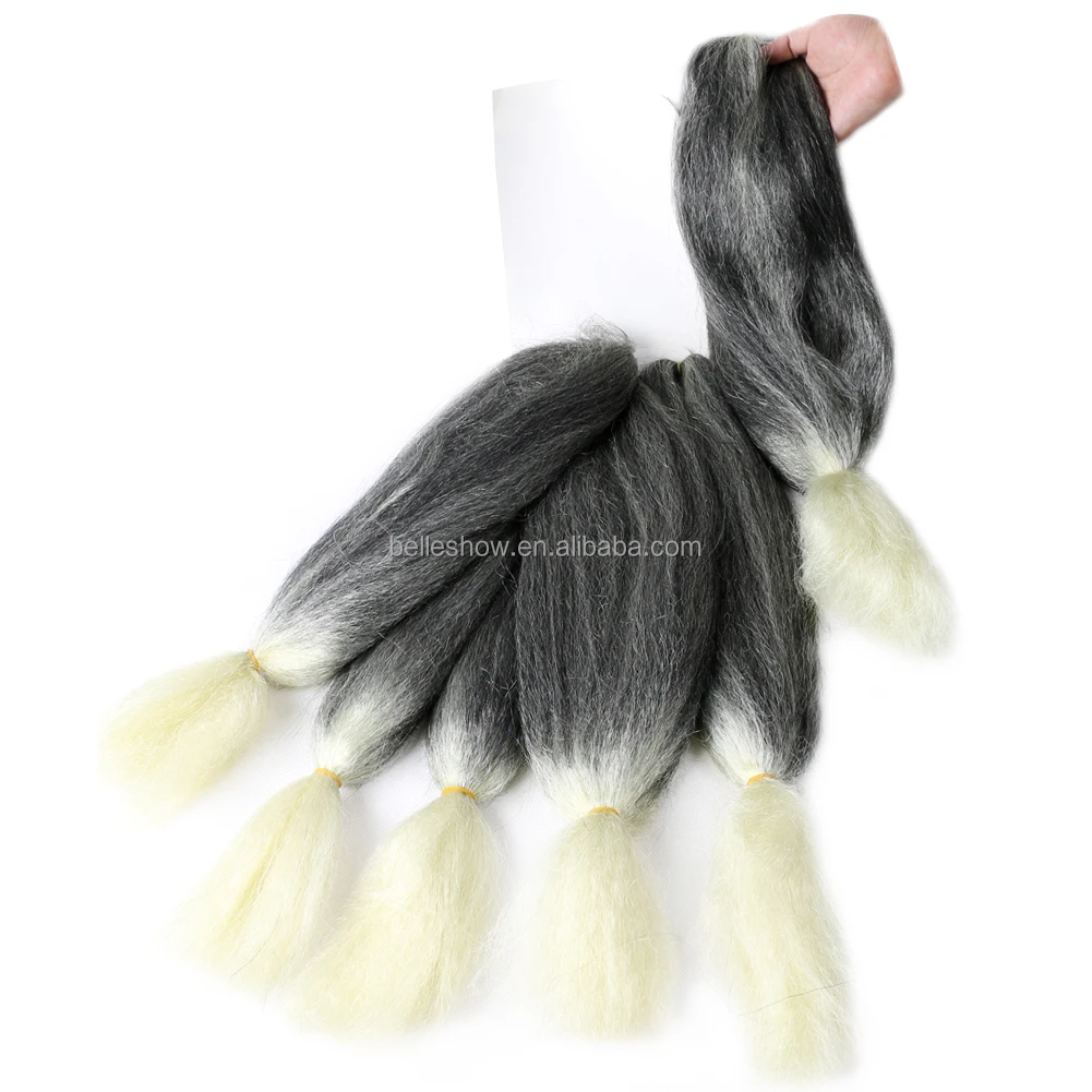 24inch Braiding Hair Extensions Ombre Synthetic Jumbo Braids Hair Yaki Texture Afro Crochet Twist Braid Hair