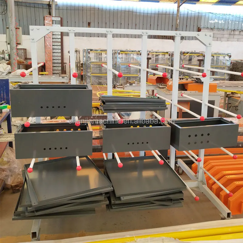 Индивидуальные 5 ярусов консольные стеллажи для склада с колесами длинные руки металла Двойная Сторона Консольные стойки корзины