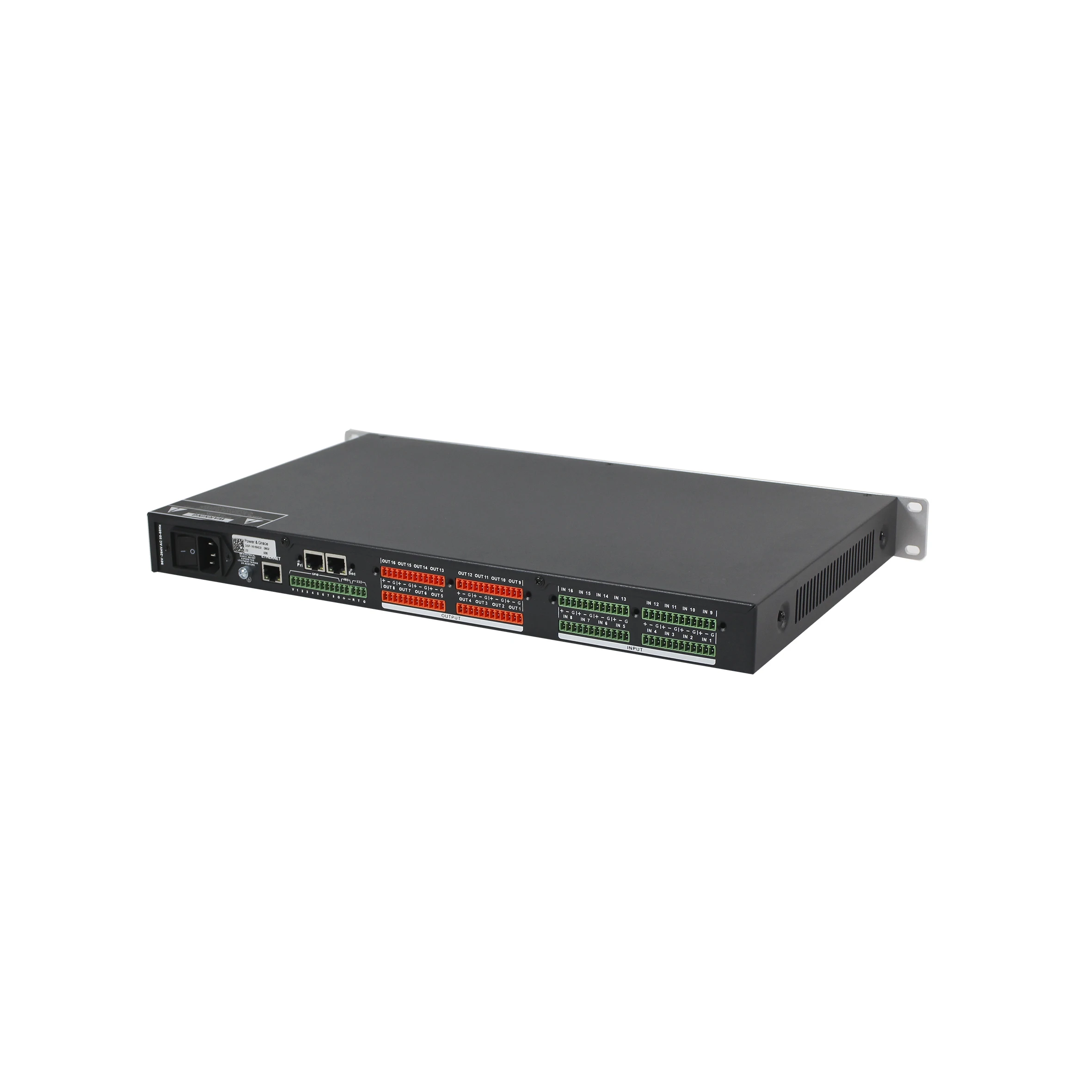 T высококлассная Конференция профессиональный DSP USB звукозаписывающий аудио цифровой процессор Dante 16-канальный аудиопроцессор