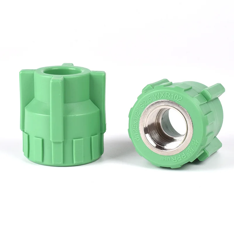 PPR water supply pipe and fittings Frost resistant series Green home decoration Female threaded elbow 90 degrees