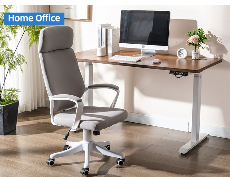 Height adjustable metal frame sit stand desk electric height adjustable desk standing