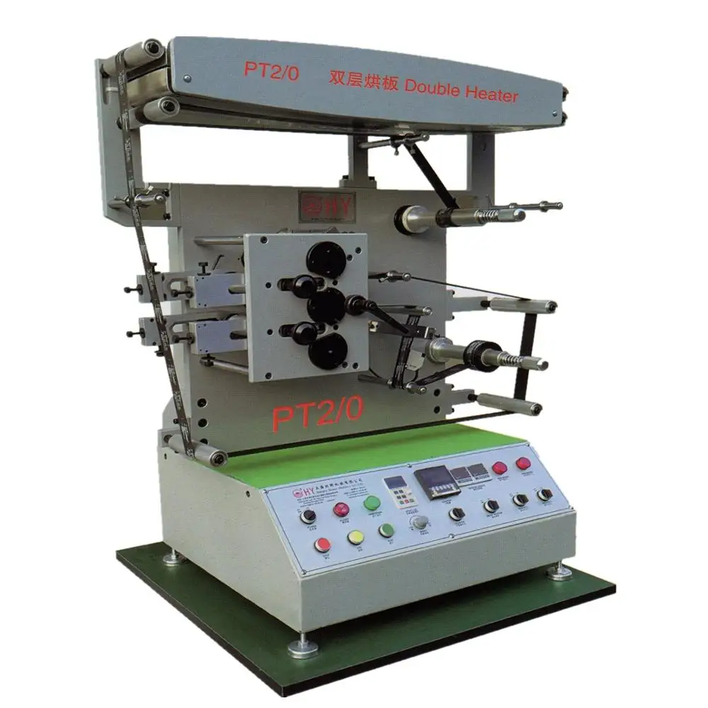 HLSB-PT2/0 Double color Ribbon nylon Label Flexo Printing machine