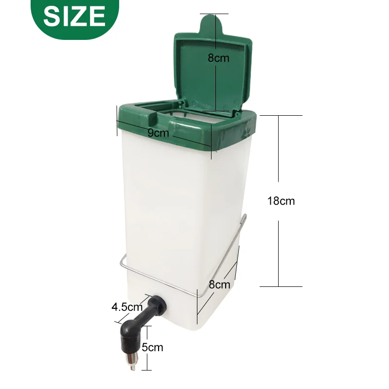 1L rabbit drinker with rabbit nipple drinker/rabbit water nipples