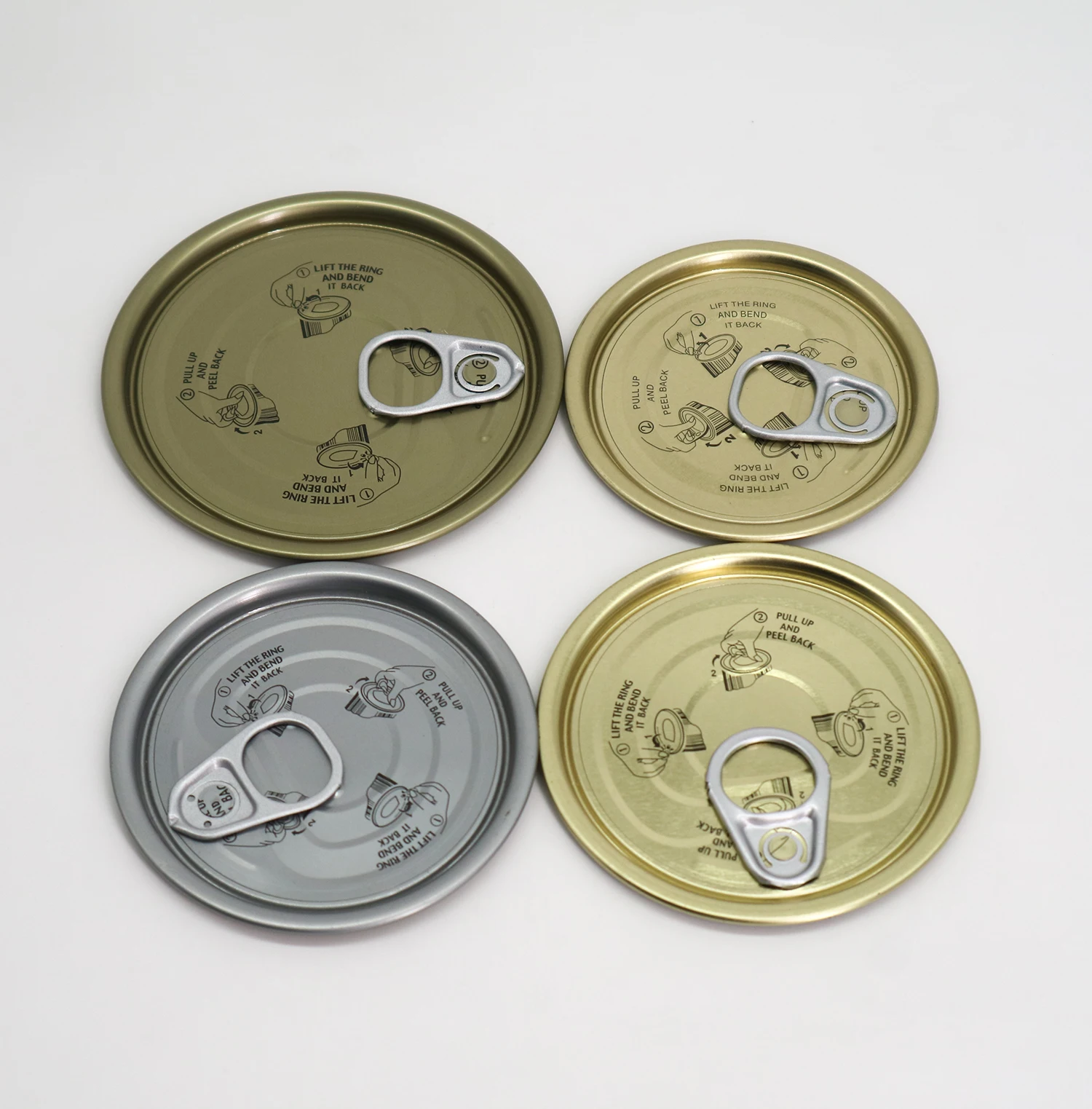 200 #202 #209 #211 #214 #300 #305 #307 #309 #315 #401 #403 #404 #603 # EOE легкое Открытое кольцо Вытяжная Крышка для металлической жестяной банки