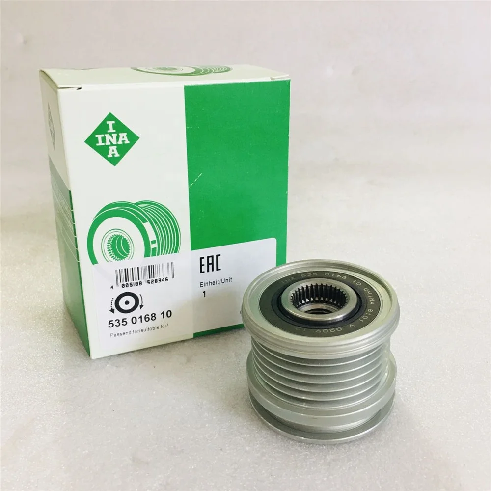 0009067902 генератора переменного тока для Benz C180 C300 0131546802 автозапятой оригинальный шкив муфты свободного хода INA F552901 535 0168 10
