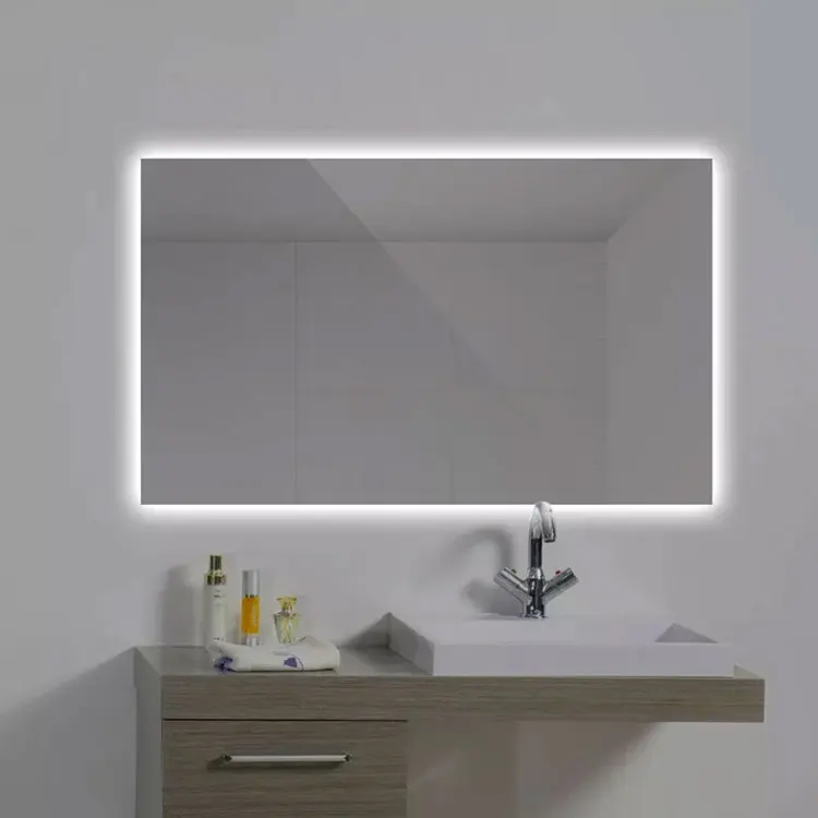 High quality custom 21.5 inch touch screen bathroom mirror led light smart mirror tv with lcd screen