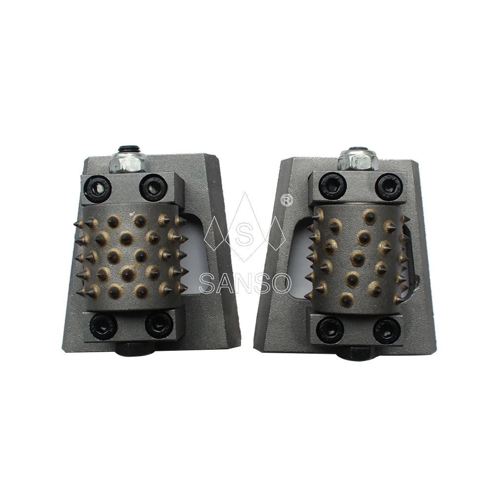 SANSO High Efficiency Diamond Bush Hammer Disc Diamond Bush Hammer Rollers for Grinding Granite Marble Sandstone