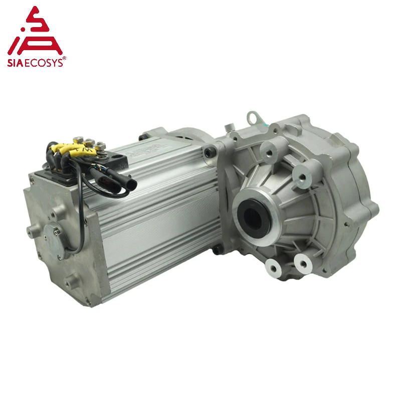 AC 4000W 72V Mid Drive Motor with AC Controller power train kit for Electric-rickshaw