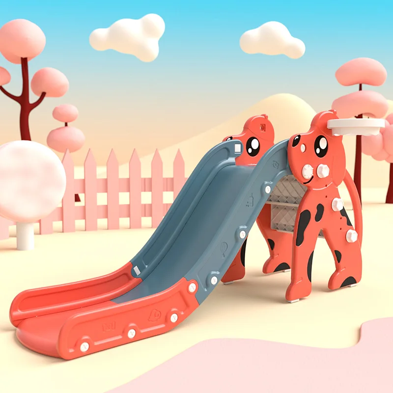 Custom Games Indoor Sliding Toys Baby Amusement Park Children Outdoor Big For Sale Logo Customize Kids Playground Plastic Slides