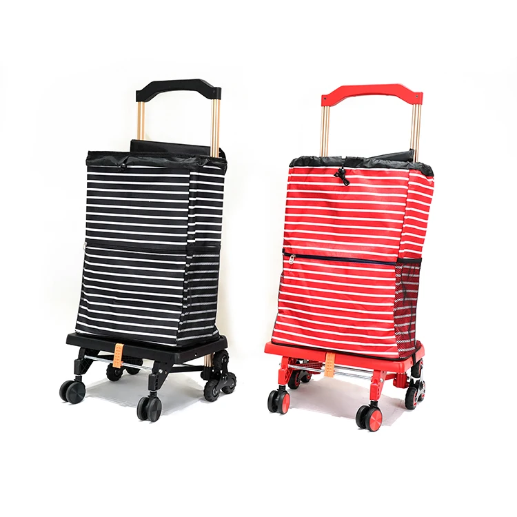 Baoyu Smart Shopping Trolley Bag Trolleys Stair Climbing Cart