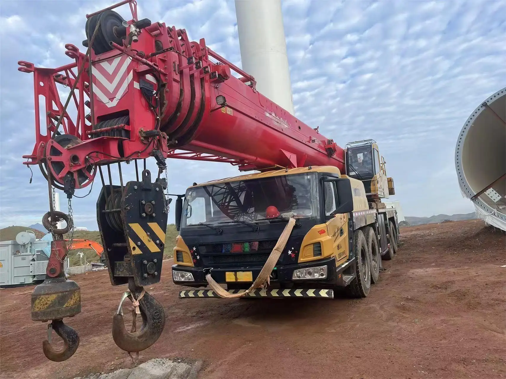 Used S STC800T 80t crane year 2018-2019 STC500  STC800 used heavy mobile crane