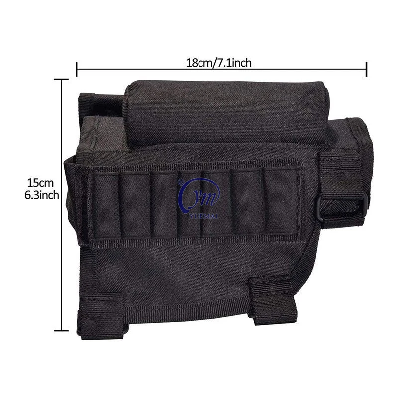 YUEMAI Portable Protector Plus Adjustable Waterproof Carrier Pouch Special Tactical Bag Cheek Rest Pad