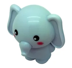 Чехол с откидной крышкой с изображением слона из мультфильма приподнятая кромка для бальзама для увлажняющий детская стирает линию губ, бальзам для губ с шариком