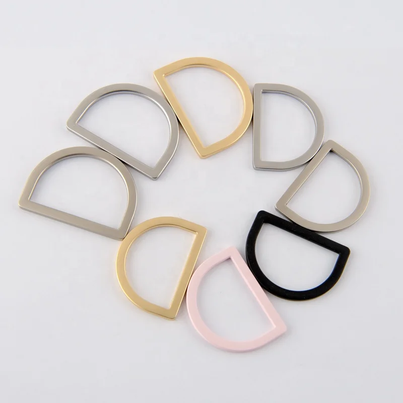 Alloy Metal Double D Ring Adjustable Buckle For Clothing