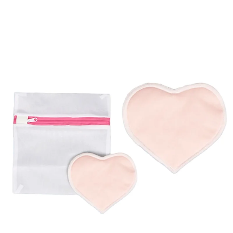 high absorbent reusable soft amazon hot sale washable organic bamboo  nursing breast pads