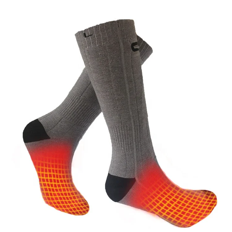 Оптовая продажа с фабрики перезаряжаемые Спорт на открытом воздухе нагрева носки Велоспорт Мотоспорт катание на лыжах грелка для ног электронные Подогреваемые носки